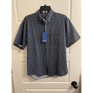 HUK FISHING MENS KONA LURE SPLASH‎ SHORT SLEEVE SHIRT SIZE SMALL NWT